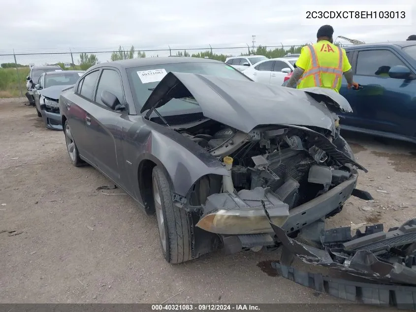 2014 Dodge Charger R/T VIN: 2C3CDXCT8EH103013 Lot: 40321083