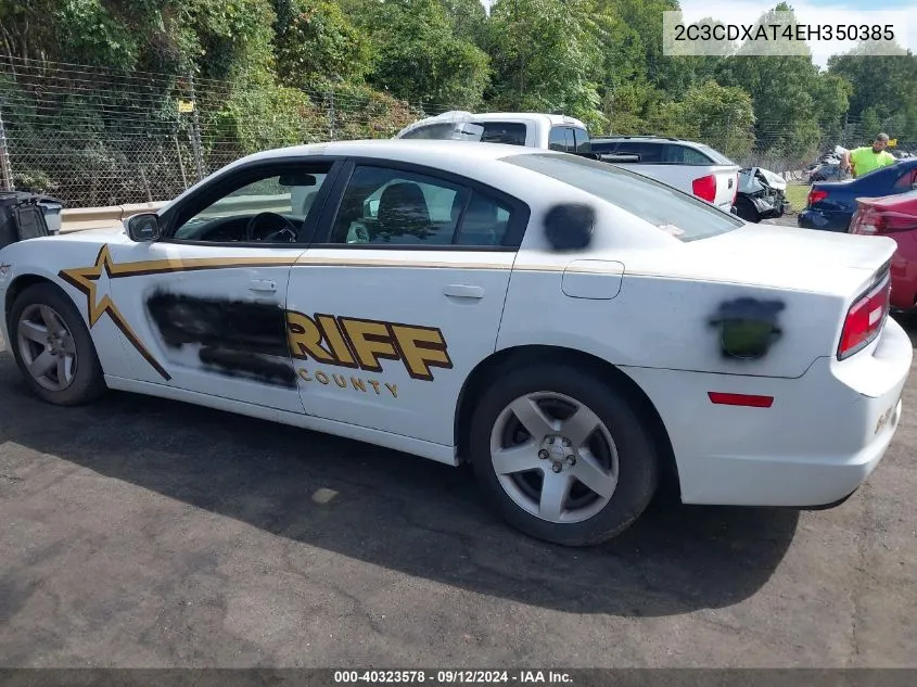 2C3CDXAT4EH350385 2014 Dodge Charger Police