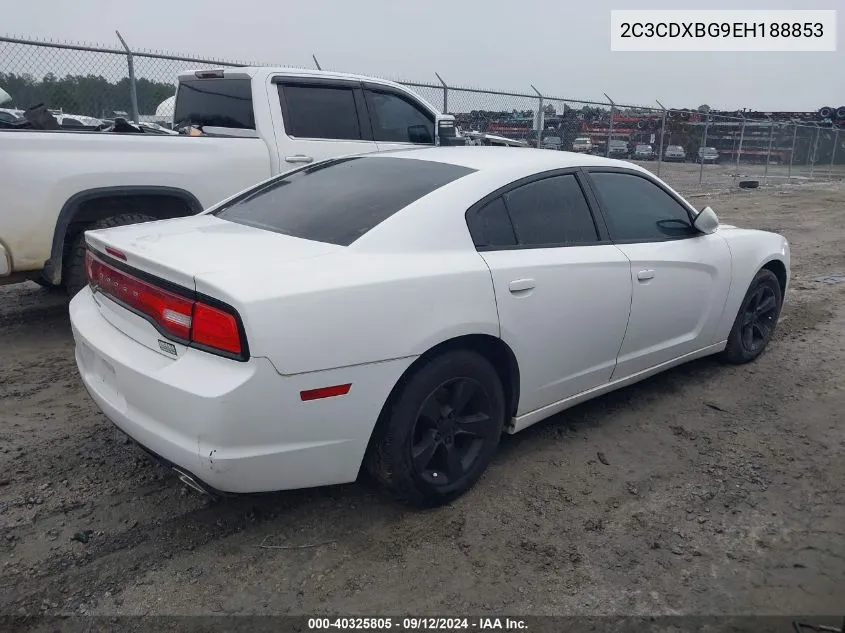 2C3CDXBG9EH188853 2014 Dodge Charger Se