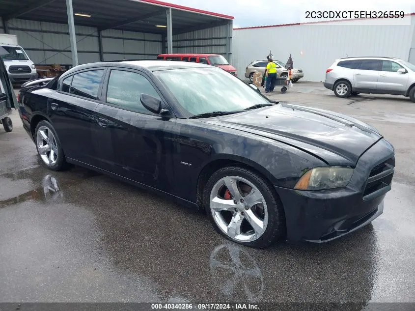 2014 Dodge Charger R/T VIN: 2C3CDXCT5EH326559 Lot: 40340286