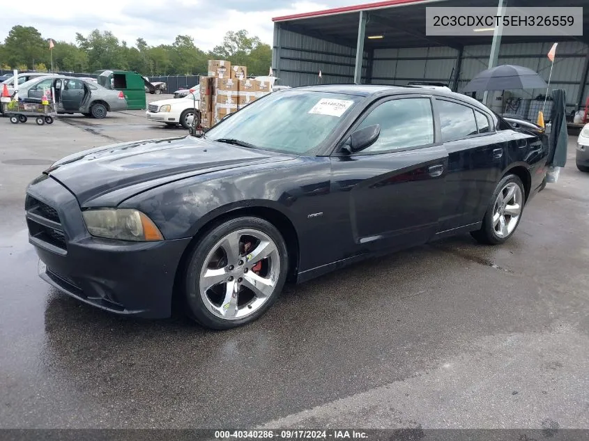 2014 Dodge Charger R/T VIN: 2C3CDXCT5EH326559 Lot: 40340286