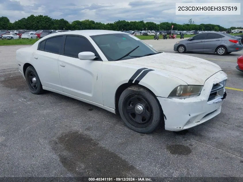 2C3CDXHG0EH357519 2014 Dodge Charger Sxt