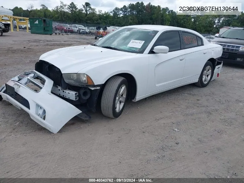 2C3CDXBG7EH130644 2014 Dodge Charger Se