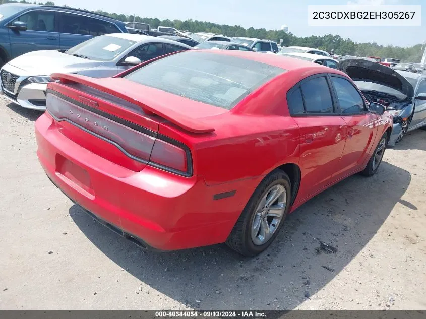 2014 Dodge Charger Se VIN: 2C3CDXBG2EH305267 Lot: 40344054