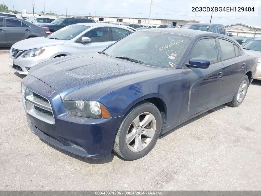 2014 Dodge Charger Se VIN: 2C3CDXBG4EH129404 Lot: 40371206