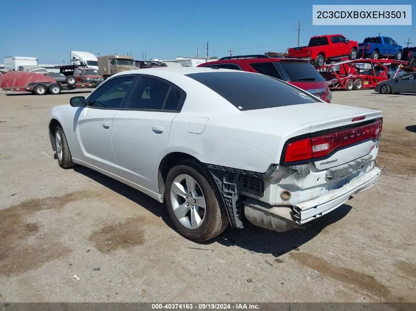 2C3CDXBGXEH3501 2014 Dodge Charger Se