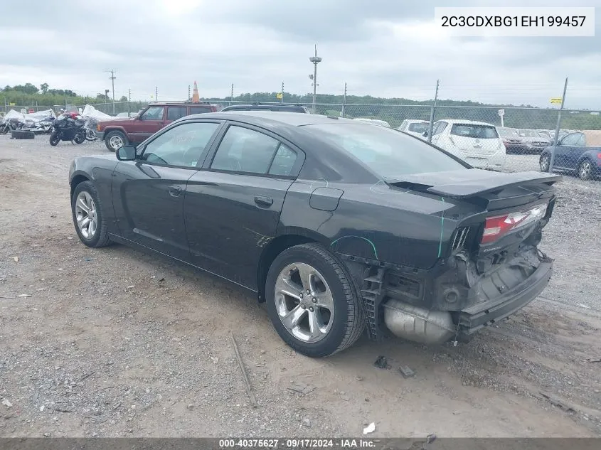 2014 Dodge Charger Se VIN: 2C3CDXBG1EH199457 Lot: 40375627