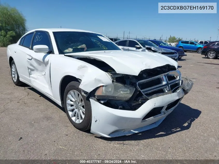 2014 Dodge Charger Se VIN: 2C3CDXBG7EH169170 Lot: 40377767