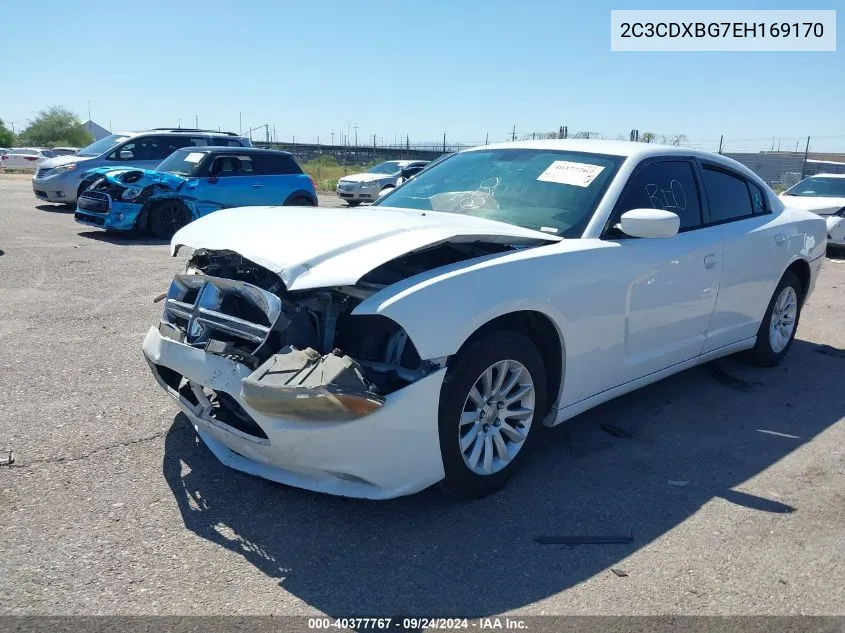 2014 Dodge Charger Se VIN: 2C3CDXBG7EH169170 Lot: 40377767