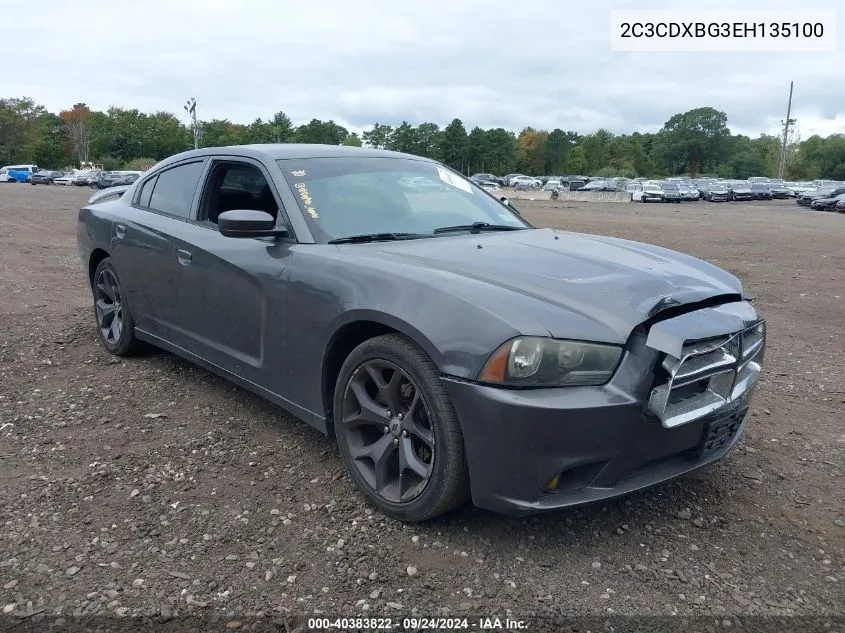 2C3CDXBG3EH135100 2014 Dodge Charger Se