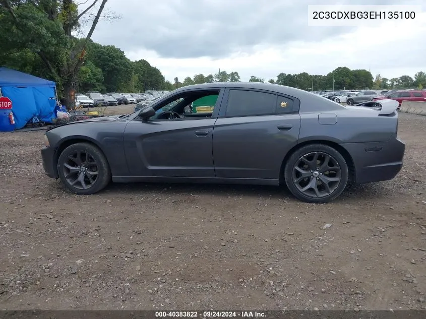 2C3CDXBG3EH135100 2014 Dodge Charger Se