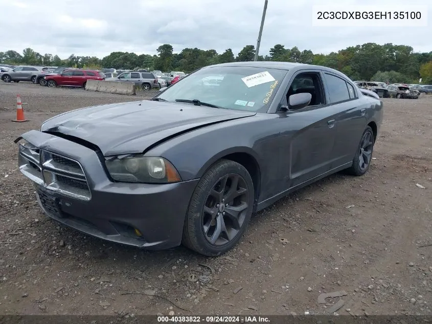 2C3CDXBG3EH135100 2014 Dodge Charger Se