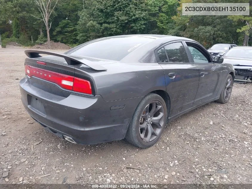 2C3CDXBG3EH135100 2014 Dodge Charger Se