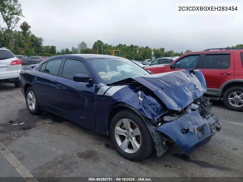 2014 Dodge Charger Se VIN: 2C3CDXBGXEH283454 Lot: 40390781