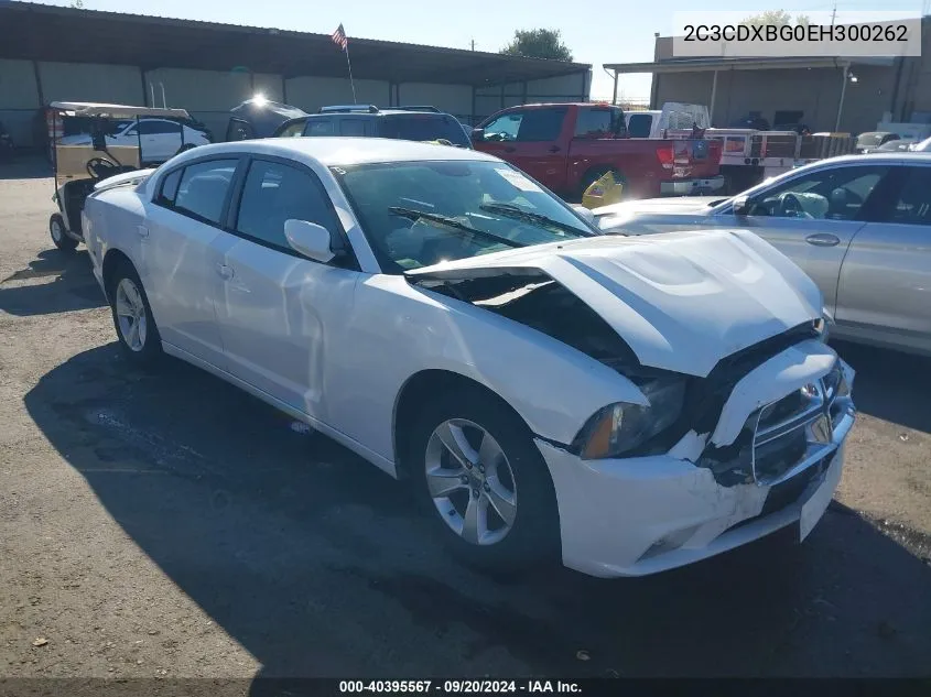 2014 Dodge Charger Se VIN: 2C3CDXBG0EH300262 Lot: 40395567