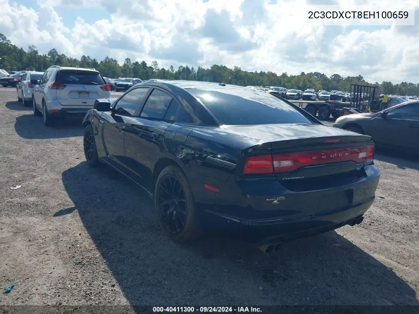 2014 Dodge Charger R/T VIN: 2C3CDXCT8EH100659 Lot: 40411300