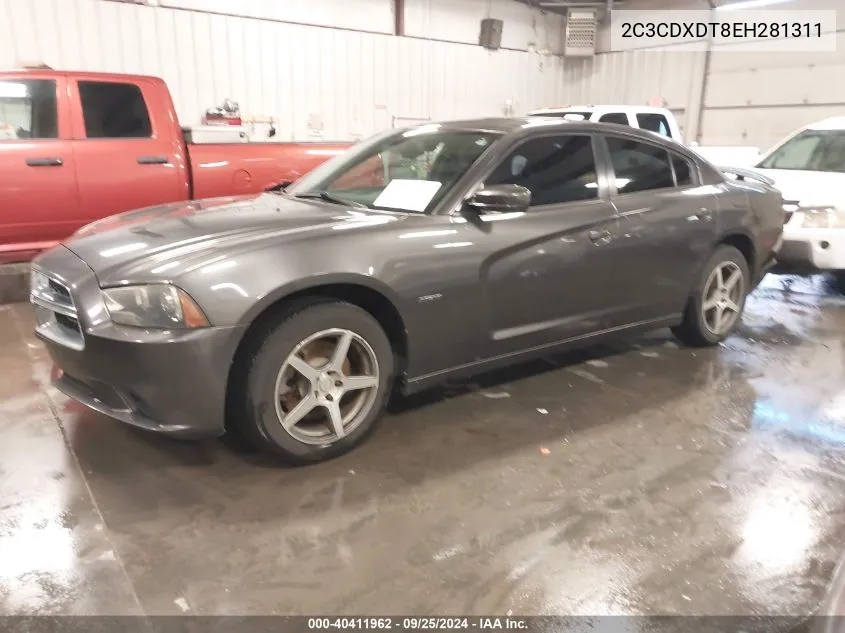 2014 Dodge Charger R/T Max VIN: 2C3CDXDT8EH281311 Lot: 40411962