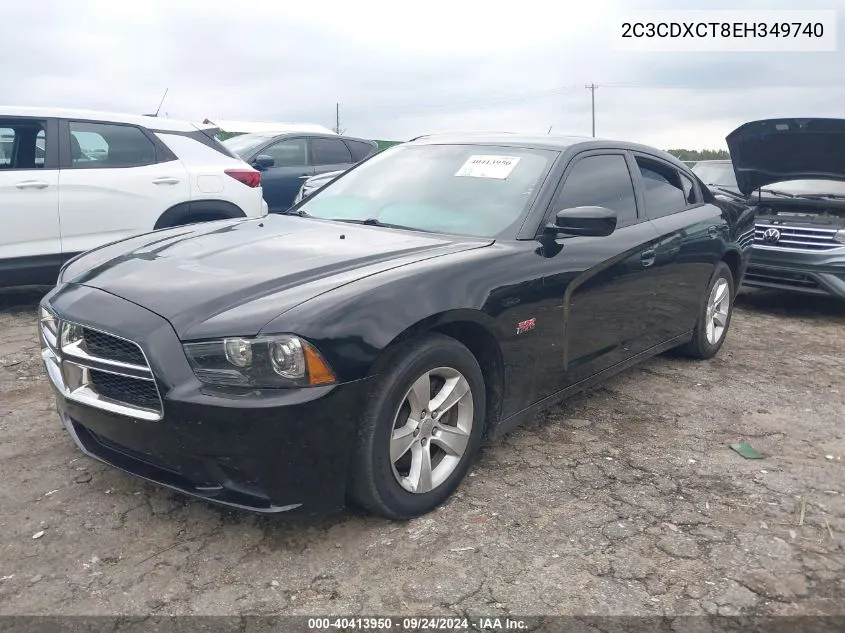 2C3CDXCT8EH349740 2014 Dodge Charger R/T