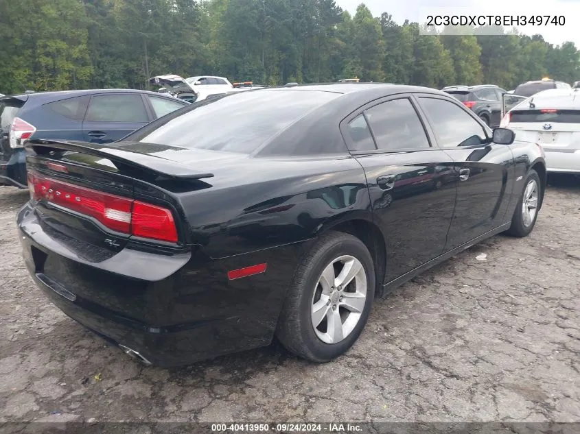 2C3CDXCT8EH349740 2014 Dodge Charger R/T