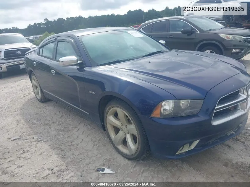 2014 Dodge Charger Sxt VIN: 2C3CDXHG9EH319335 Lot: 40416670