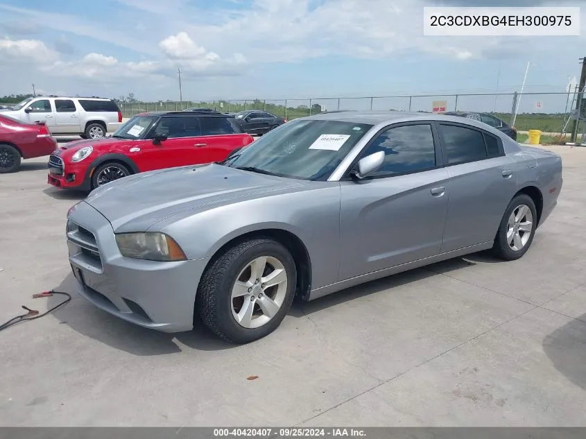 2014 Dodge Charger Se VIN: 2C3CDXBG4EH300975 Lot: 40420407