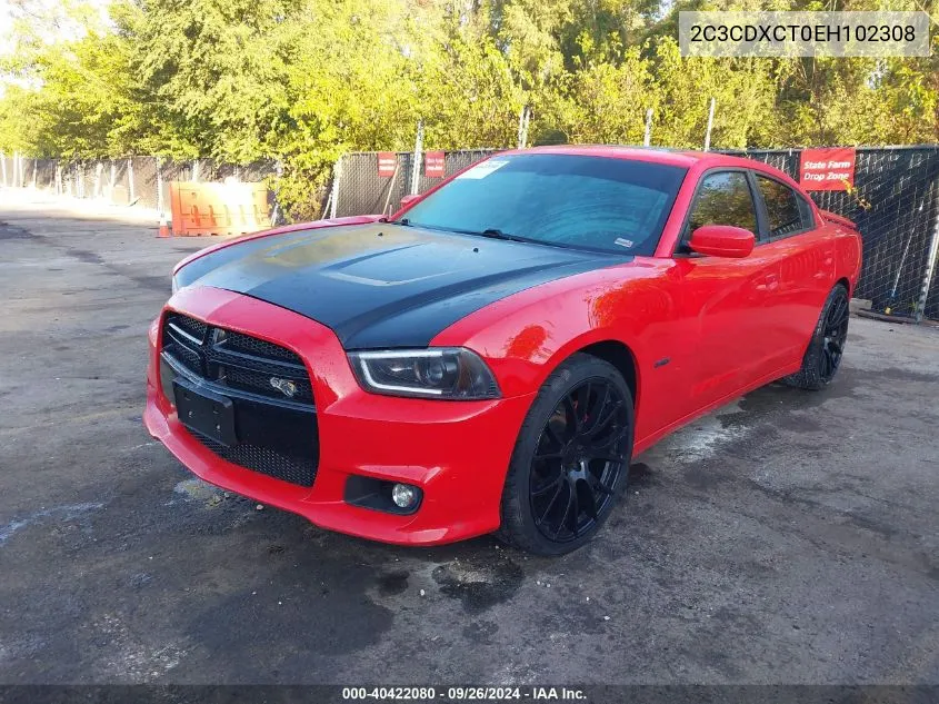 2C3CDXCT0EH102308 2014 Dodge Charger R/T