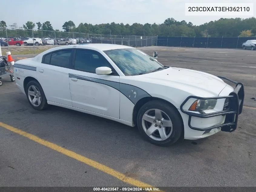 2014 Dodge Charger Police VIN: 2C3CDXAT3EH362110 Lot: 40423547