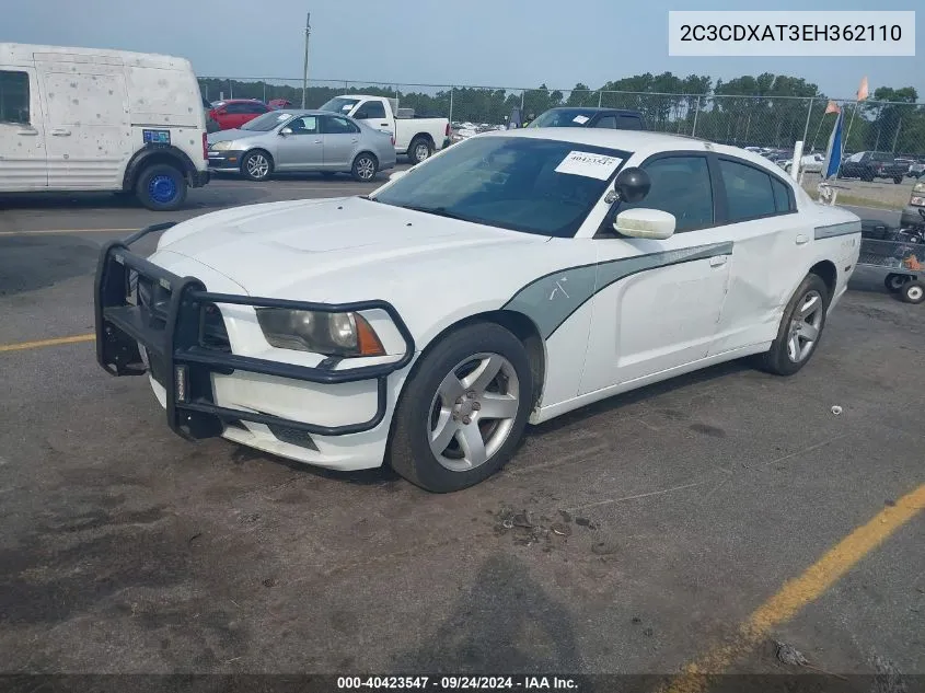 2014 Dodge Charger Police VIN: 2C3CDXAT3EH362110 Lot: 40423547