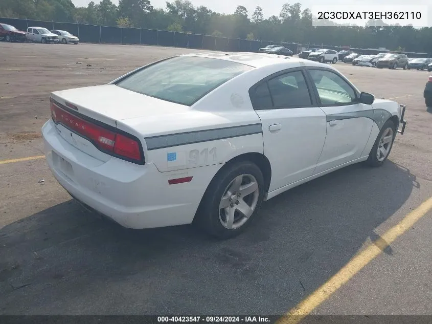 2014 Dodge Charger Police VIN: 2C3CDXAT3EH362110 Lot: 40423547