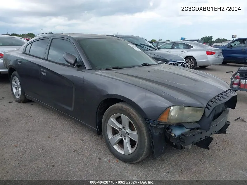 2014 Dodge Charger Se VIN: 2C3CDXBG1EH272004 Lot: 40428778