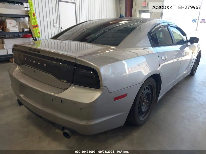 2014 Dodge Charger Police VIN: 2C3CDXKT1EH279967 Lot: 40433693