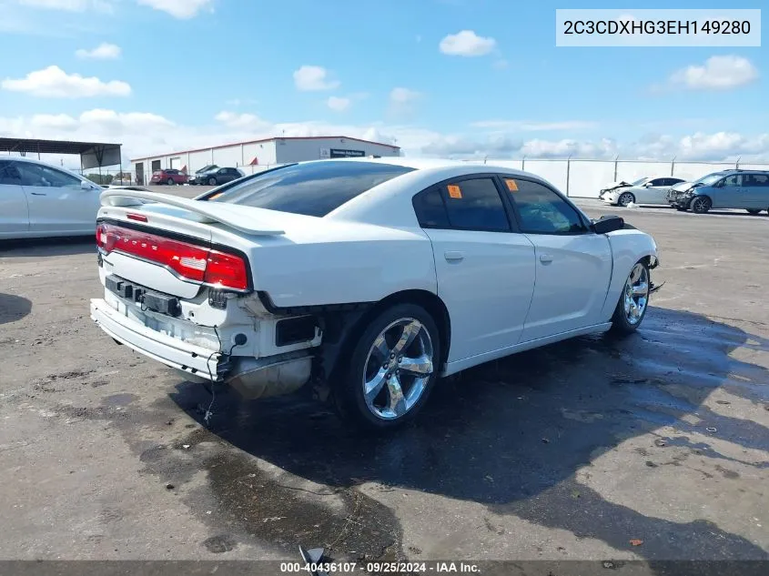 2014 Dodge Charger Sxt VIN: 2C3CDXHG3EH149280 Lot: 40436107