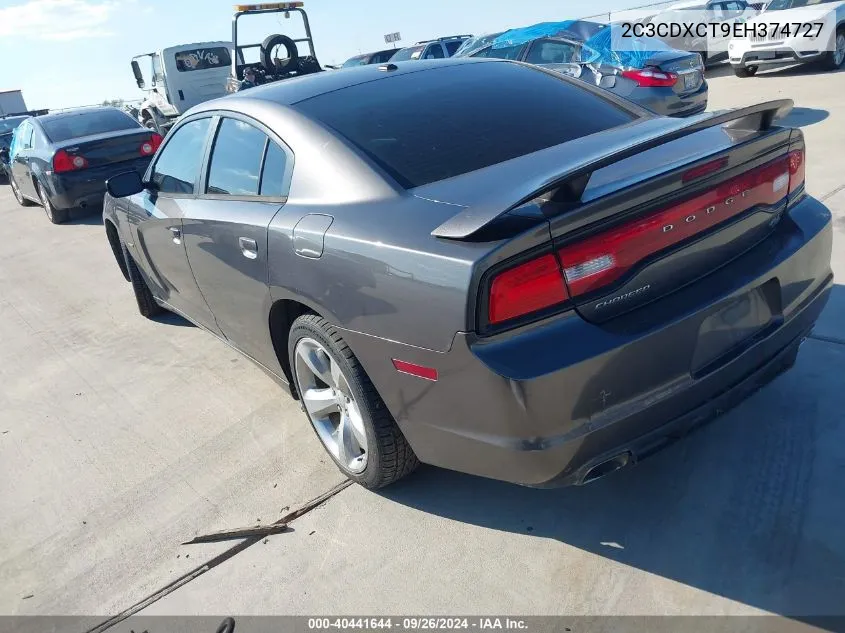 2014 Dodge Charger R/T VIN: 2C3CDXCT9EH374727 Lot: 40441644