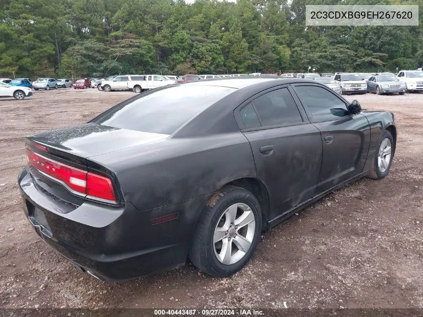 2014 Dodge Charger Se VIN: 2C3CDXBG9EH267620 Lot: 40443487