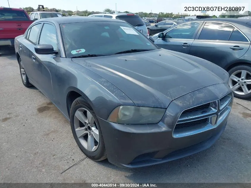 2C3CDXBG7EH280897 2014 Dodge Charger Se