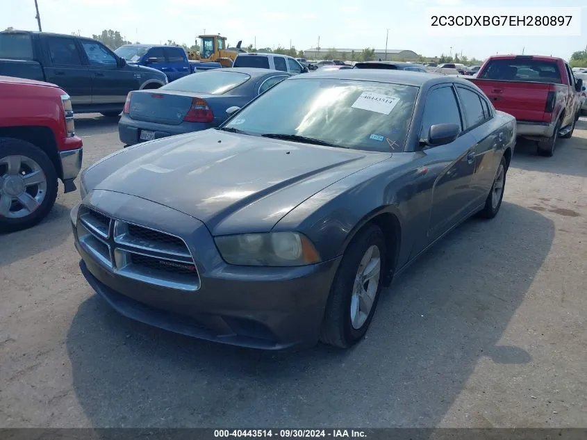 2C3CDXBG7EH280897 2014 Dodge Charger Se