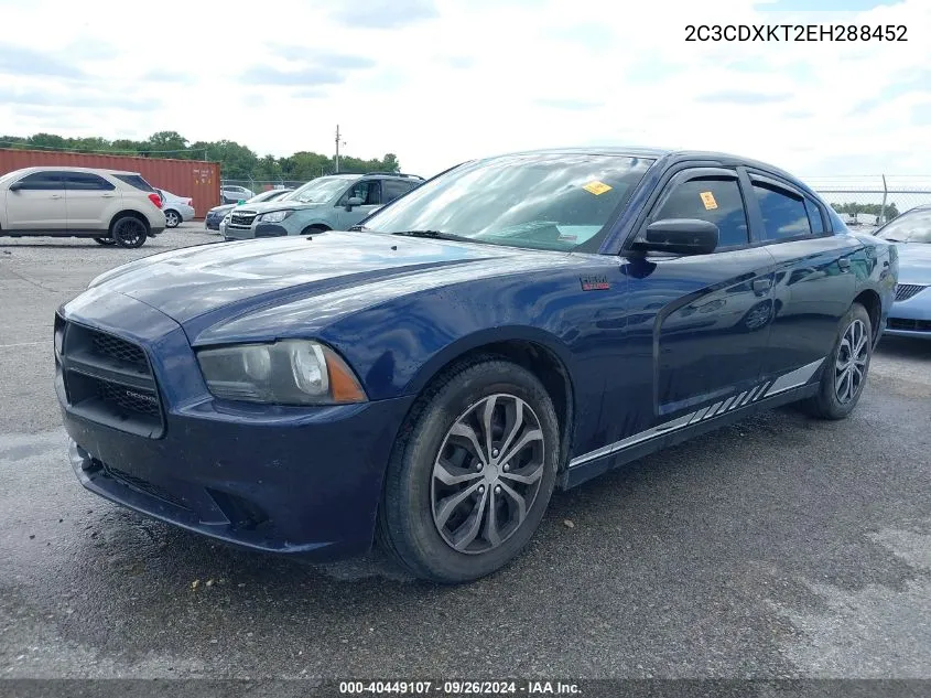 2014 Dodge Charger Police VIN: 2C3CDXKT2EH288452 Lot: 40449107