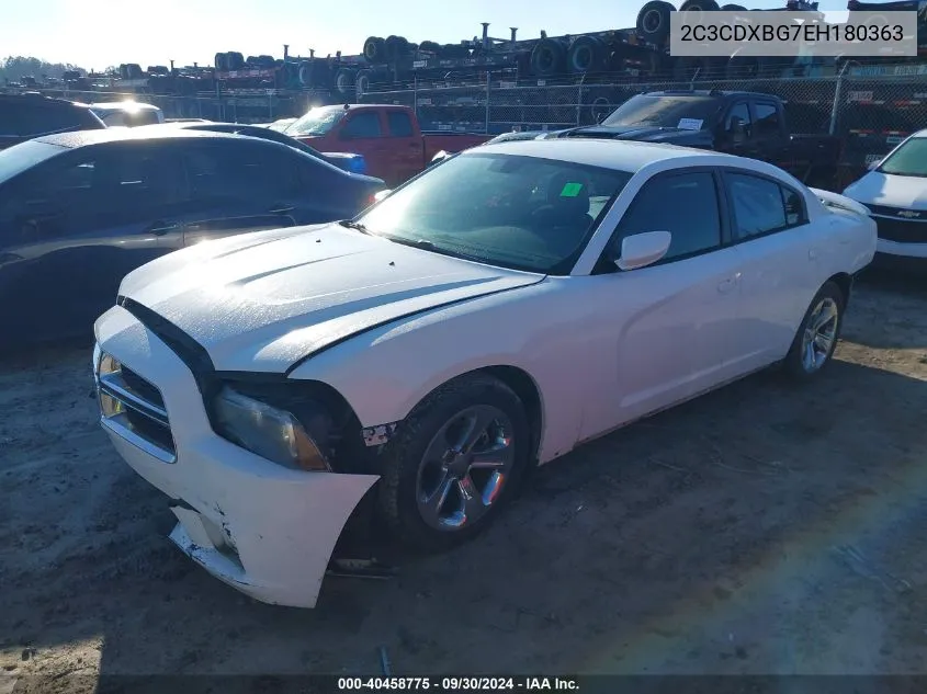 2014 Dodge Charger Se VIN: 2C3CDXBG7EH180363 Lot: 40458775