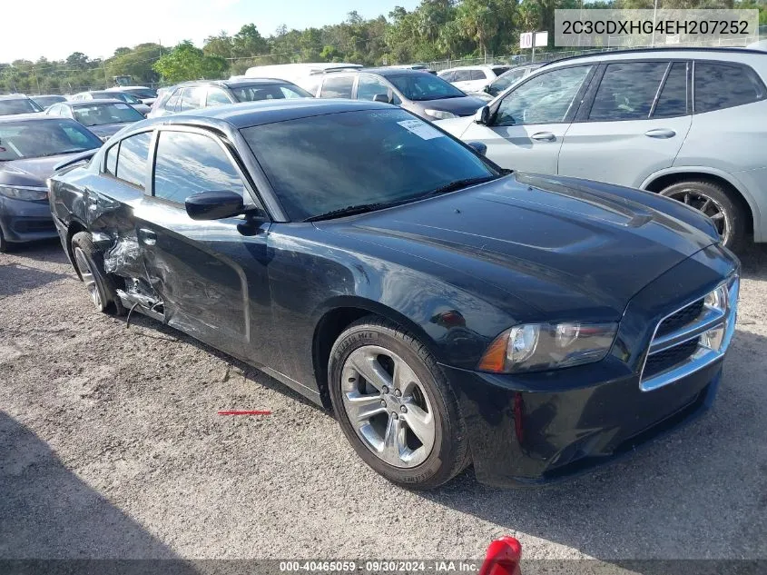 2C3CDXHG4EH207252 2014 Dodge Charger Sxt Plus