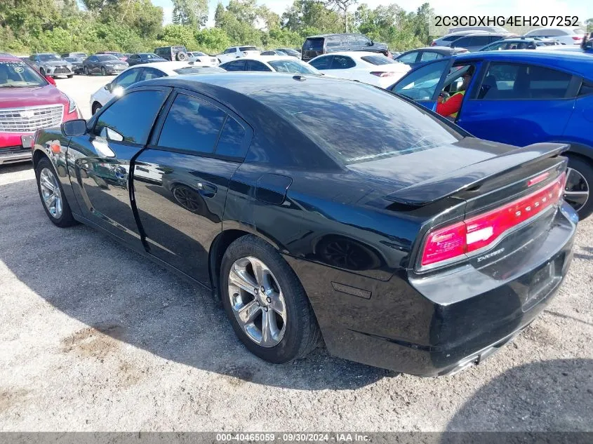 2014 Dodge Charger Sxt Plus VIN: 2C3CDXHG4EH207252 Lot: 40465059