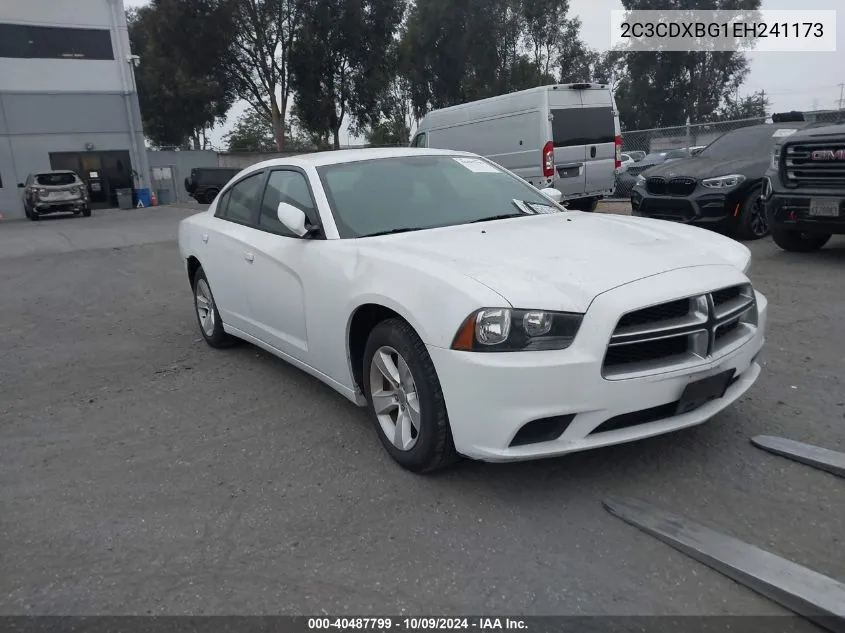 2014 Dodge Charger Se VIN: 2C3CDXBG1EH241173 Lot: 40487799