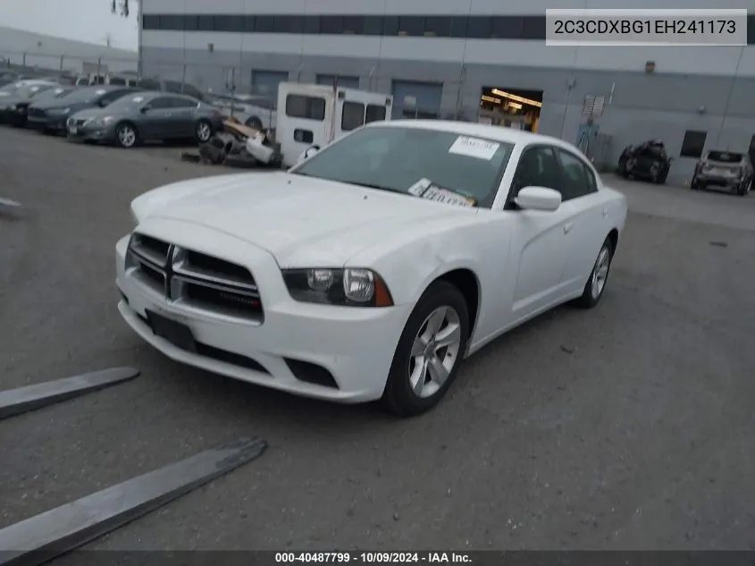 2014 Dodge Charger Se VIN: 2C3CDXBG1EH241173 Lot: 40487799