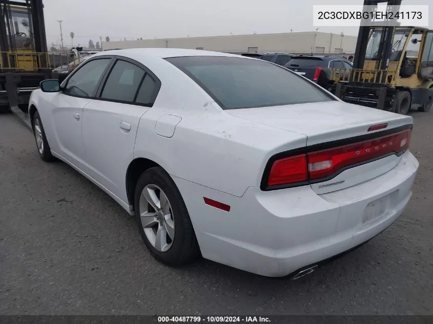 2014 Dodge Charger Se VIN: 2C3CDXBG1EH241173 Lot: 40487799