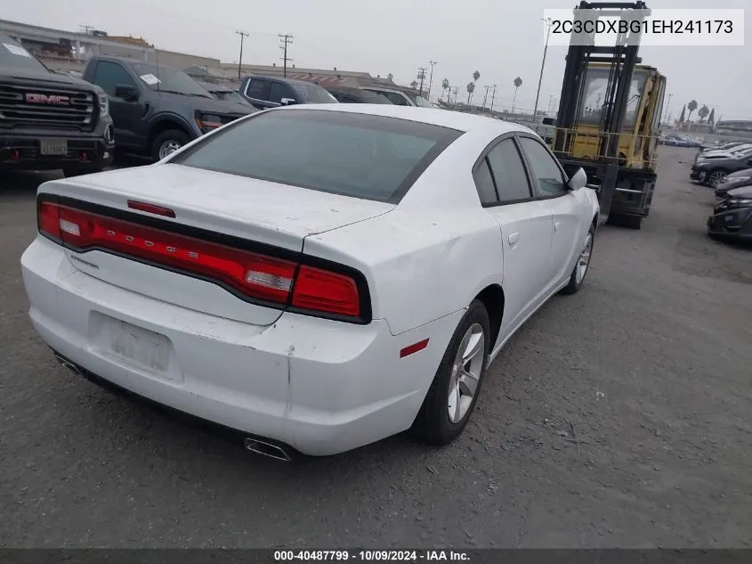 2014 Dodge Charger Se VIN: 2C3CDXBG1EH241173 Lot: 40487799