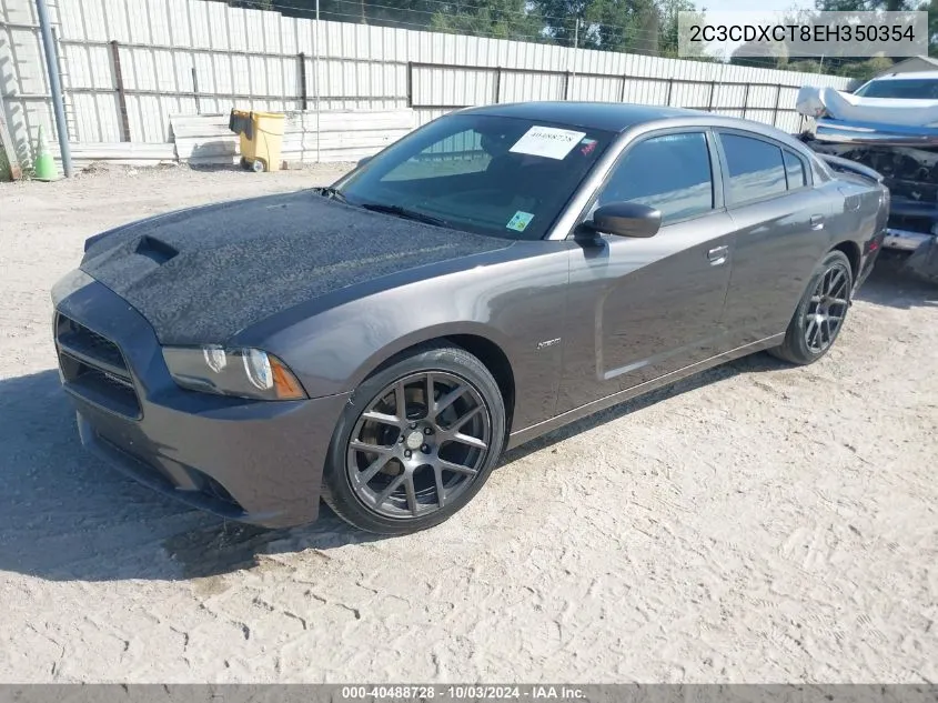 2014 Dodge Charger R/T VIN: 2C3CDXCT8EH350354 Lot: 40488728