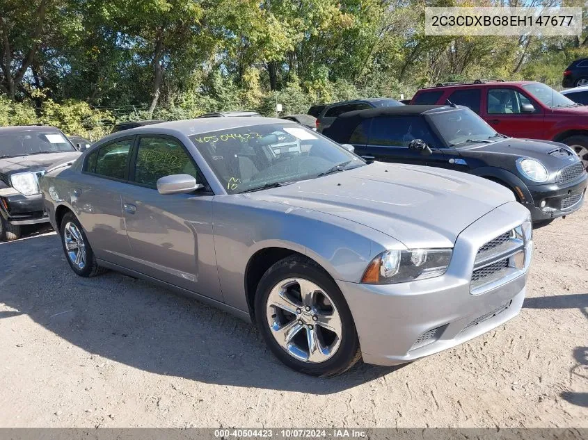 2014 Dodge Charger Se VIN: 2C3CDXBG8EH147677 Lot: 40504423