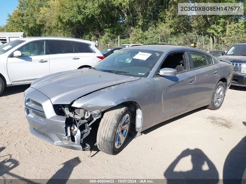 2014 Dodge Charger Se VIN: 2C3CDXBG8EH147677 Lot: 40504423