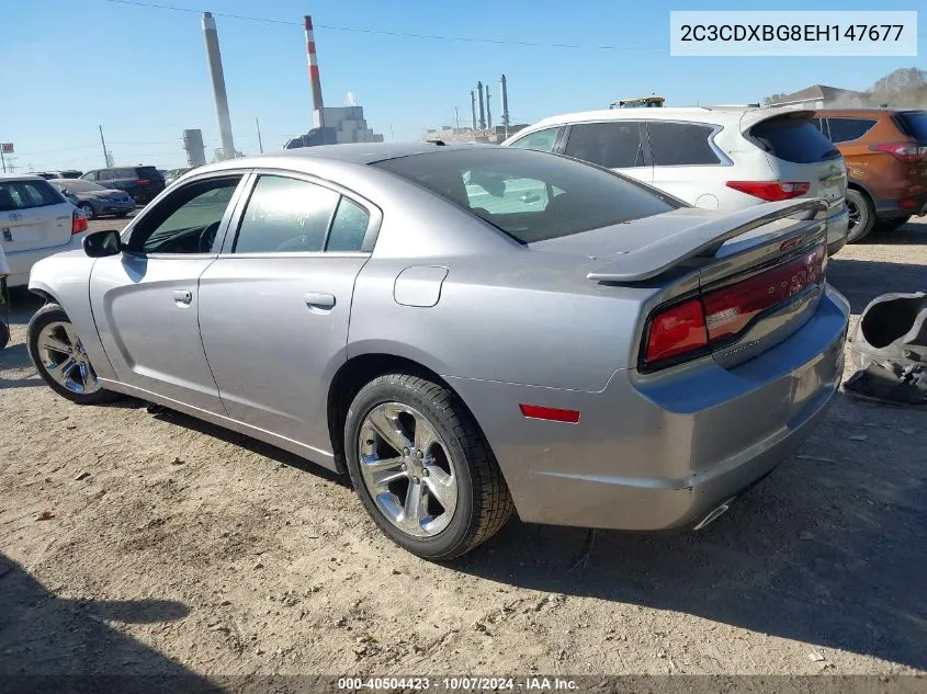 2014 Dodge Charger Se VIN: 2C3CDXBG8EH147677 Lot: 40504423