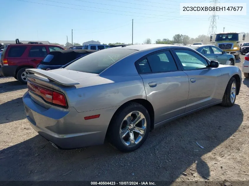 2014 Dodge Charger Se VIN: 2C3CDXBG8EH147677 Lot: 40504423