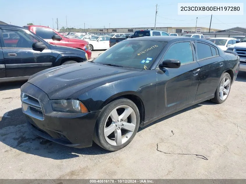 2014 Dodge Charger Se VIN: 2C3CDXBG0EH197280 Lot: 40516178